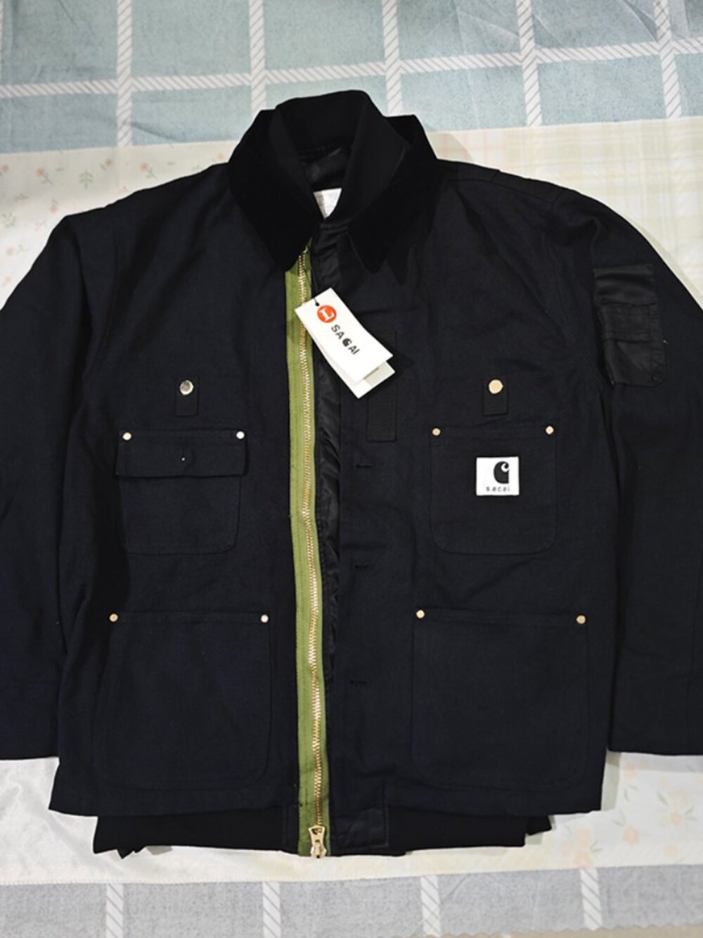 Carhart x Sacai Collaboration Workwear Style Jacket